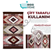 Bigghome Çift Taraflı Kilim, Makinede Yıkanabilir, Modern Desenli, 80*150 cm, SA1583B . ürün görseli