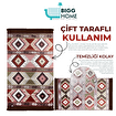 Bigghome Çift Taraflı Kilim, Makinede Yıkanabilir, Modern Desenli, 120*180 cm, SA1583B . ürün görseli