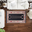 Bigghome Çift Taraflı Kilim, Makinede Yıkanabilir, Modern Desenli, 80*150 cm, SA1534A . ürün görseli