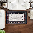 Bigghome Çift Taraflı Kilim, Makinede Yıkanabilir, Modern Desenli, 80*150 cm, SA1534A . ürün görseli