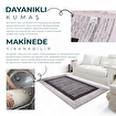 Bigghome Çift Taraflı Kilim, Makinede Yıkanabilir, Modern Desenli, 80*150 cm, SAF3B. ürün görseli