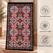 Bigghome SA25EU Kilim 80*150 cm, Makinede Yıkanabilir, Etnik Desenli. ürün görseli