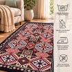 Bigghome SA25EU Kilim 120*180 cm, Makinede Yıkanabilir, Etnik Desenli. ürün görseli