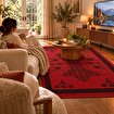 Picture of BiggHome Rug - 80*150 cm, Machine Washable, Durable, Ethnic-Inspired Pattern for Living Room, SA25CY  , 31.5 x 59.06 inches, 3.21 lbs.