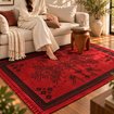 Bigghome SA25CY Kilim 120*180 cm, Makinede Yıkanabilir, Etnik Desenli. ürün görseli
