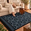 Picture of BiggHome Rug - 80*150 cm, Machine Washable, Durable, Ethnic-Inspired Pattern for Living Room, SA25AT , 31.5 x 59.06 inches, 3.21 lbs.
