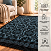 Bigghome SA25AT Kilim 120*180 cm, Makinede Yıkanabilir, Etnik Desenli. ürün görseli