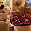 Picture of BiggHome Rug -80*150 cm, Machine Washable, Durable, Ethnic-Inspired Pattern for Living Room, SA25MK , 31.5 x 59.06 inches, 31.5 x 59.06 inches, 3.21 lbs.