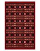Bigghome SA25BA Kilim 120*180 cm, Makinede Yıkanabilir, Etnik Desenli. ürün görseli