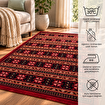 Bigghome SA25BA Kilim 120*180 cm, Makinede Yıkanabilir, Etnik Desenli. ürün görseli