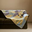 Picture of Bigghome Botanic Double Blanket 200x220 cm – Soft Cotton Blend, Botanical Pattern