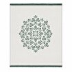Bigghome Çintemani Yeşil Çift Kişilik Battaniye 200 x 220 cm resmi
