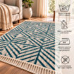 Bigghome Çift Taraflı Kilim 120*180 cm SA26MB Makinede Yıkanabilir Modern Desenli. ürün görseli