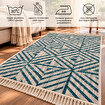 Bigghome Çift Taraflı Kilim 120*180 cm SA26MB Makinede Yıkanabilir Modern Desenli. ürün görseli