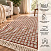 Bigghome Çift Taraflı Kilim 80*150 cm SA26EK Makinede Yıkanabilir Modern Desenli. ürün görseli