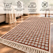Bigghome Çift Taraflı Kilim 80*150 cm SA26EK Makinede Yıkanabilir Modern Desenli. ürün görseli