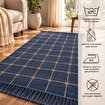 Bigghome Çift Taraflı Kilim 80*150 cm SA26TA Makinede Yıkanabilir Modern Desenli . ürün görseli