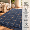 Bigghome Çift Taraflı Kilim 120*180 cm SA26TA Makinede Yıkanabilir Modern Desenli . ürün görseli