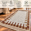 Bigghome Çift Taraflı Kilim 80*150 cm SA26EU Makinede Yıkanabilir Modern Desenli . ürün görseli