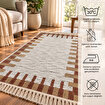 Bigghome Çift Taraflı Kilim 80*150 cm SA26EU Makinede Yıkanabilir Modern Desenli . ürün görseli