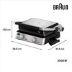 Braun MultiGrill 7 CG7020 2000 W Izgara ve Tost Makinesi. ürün görseli