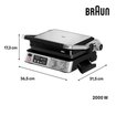 Braun MultiGrill 7 CG7040 2000 W Tost Makinesi. ürün görseli