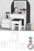 Decormet Nice Makyaj Masası Beyaz. ürün görseli