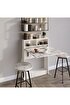 Decormet Bracked Çok Fonksiyonlu Masa Carrara Marble. ürün görseli