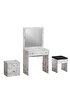 Decormet Nice Makyaj Masası Carrara Marble. ürün görseli