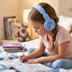 Disney Frozen Karlar Ülkesi Anna Elsa 3D kabartmalı Bluetooth Kablosuz Çocuk Kulaklığı Lisanslı . ürün görseli
