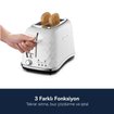 Delonghi CTJ 2103.W Brillante Beyaz Ekmek Kızartma Makinesi. ürün görseli