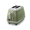 Delonghi CTOV 2103.GR Icona Vintage Yeşil Ekmek Kızartma Makinesi. ürün görseli