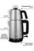 Goldmaster Sefam By-5314 2200 W Çelik Çay Makinesi inox. ürün görseli