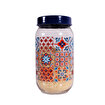 Herevin 139357-810 Mozaik Desenli Kavanoz Seti 3'lü (425-660-1000 ml). ürün görseli