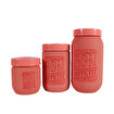 Herevin 171601-802 Desenli Kavanoz Seti 3'lü (425-660-1000 ml). ürün görseli