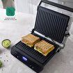 Picture of Homend Grilliant 1343H Glass Surface, 5 Preset Programs, Cast Iron Plate, LED Screen Talking Toaster