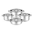 Picture of Hascevher Venedik Stainless Steel 8 Pcs Set (16/18/22Pot/24Sh)