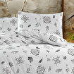Keep London Home Series 306 Natural Cotton(Doğal Pamuk) Çift Kişilik Nevresim Takımı-Gri. ürün görseli