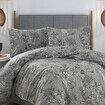Keep London Home Series 310 Natural Cotton(Doğal Pamuk) Çift Kişilik Nevresim Takımı-Gri. ürün görseli