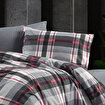 Keep London Home Series 314 Natural Cotton(Doğal Pamuk) Çift Kişilik Nevresim Takımı-Gri. ürün görseli