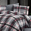 Keep London Home Series 314 Natural Cotton(Doğal Pamuk) Çift Kişilik Nevresim Takımı-Gri. ürün görseli
