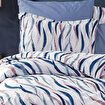 Keep London Home Series 324 Natural Cotton(Doğal Pamuk) Çift Kişilik Nevresim Takımı-Mavi. ürün görseli