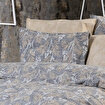 Keep London Home Series 332 Natural Cotton(Doğal Pamuk) Çift Kişilik Nevresim Takımı-Gri. ürün görseli