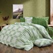 Keep London Home Series 337 Natural Cotton(Doğal Pamuk) Tek Kişilik Nevresim Takımı-Yeşil. ürün görseli