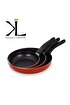 Keep London Kitchen Cooker Seris 3'lü (18-20-22cm) Alüminyum Döküm Teflon Kaplama Yanmaz Yapışmaz  Tava Seti. ürün görseli