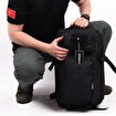 45 Litre Lazer Kesim Outdoor Sırt Çantası – Siyah resmi