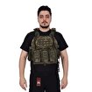 Fonksiyonel Kolay Çıkarılabilen Hücum Yeleği Airsoft Vest – Askeri Kamuflaj resmi