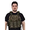Fonksiyonel Kolay Çıkarılabilen Hücum Yeleği Airsoft Vest – Askeri Kamuflaj resmi