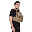 Fonksiyonel Kolay Çıkarılabilen Hücum Yeleği Airsoft Vest – Jandarma Çöl Kamuflaj resmi