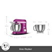 Picture of Karaca Mastermaid Chef Pro Dual-Arm Stand Mixer – Fushia Love 1750W
